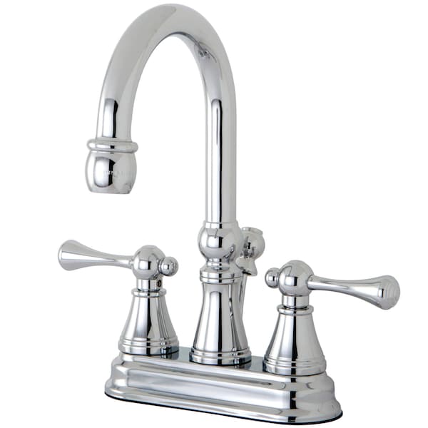 4" Centerset Bathroom Faucet, Chrome